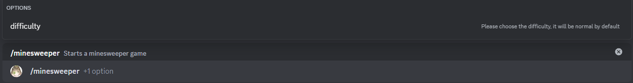 minesweeper Command